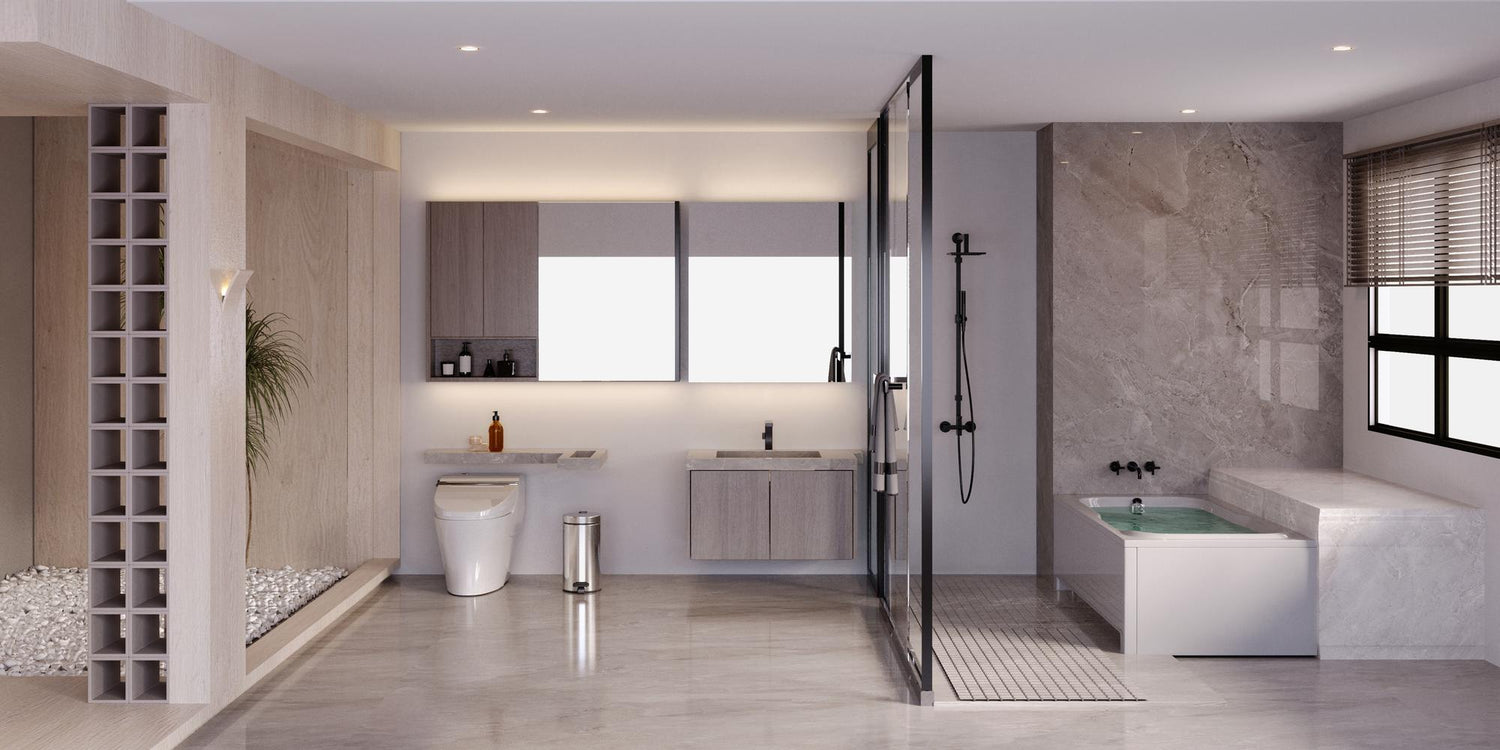 Kabiny prysznicowe typu walk-in - nowoczesność w łazience