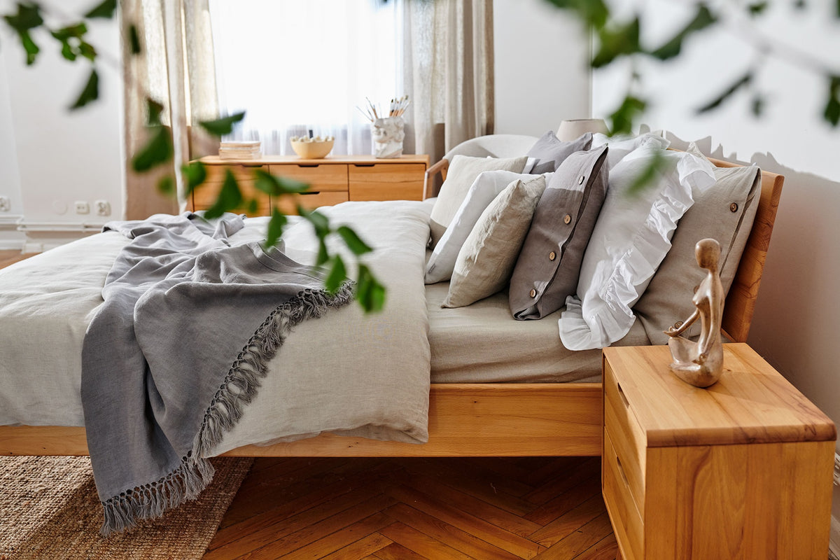 the beds