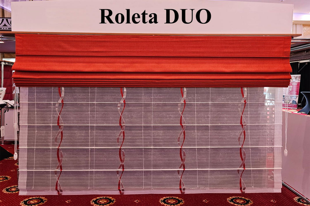 Roleta rzymska DUO: estetyka i funkcjonalność w domu