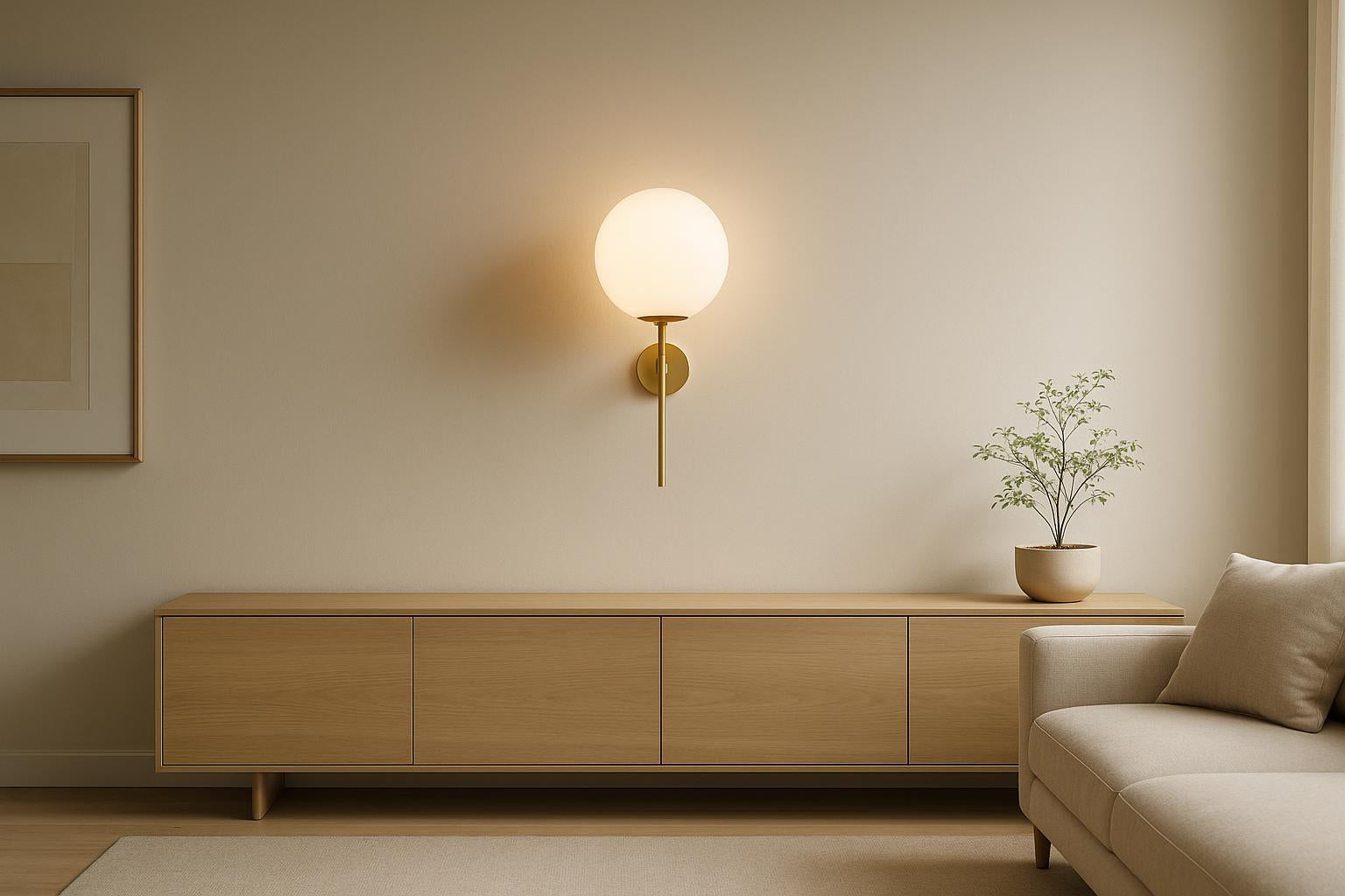 Lampa ścienna kula: elegancja i funkcjonalność w twoim wnętrzu