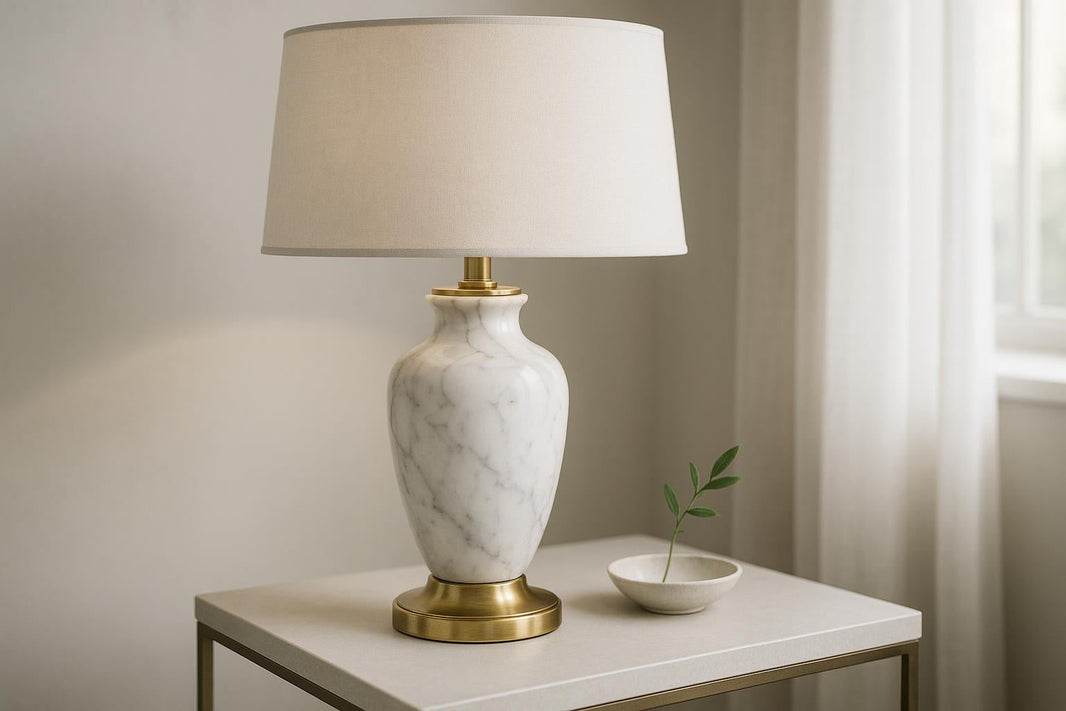 Lampa stołowa marmur: dlaczego to idealny wybór do wnętrz 