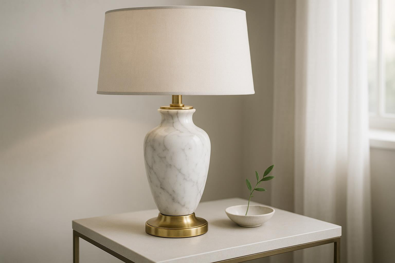 Lampa stołowa marmur: dlaczego to idealny wybór do wnętrz 