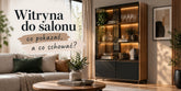 Witryna do salonu: co pokazać, a co schować?