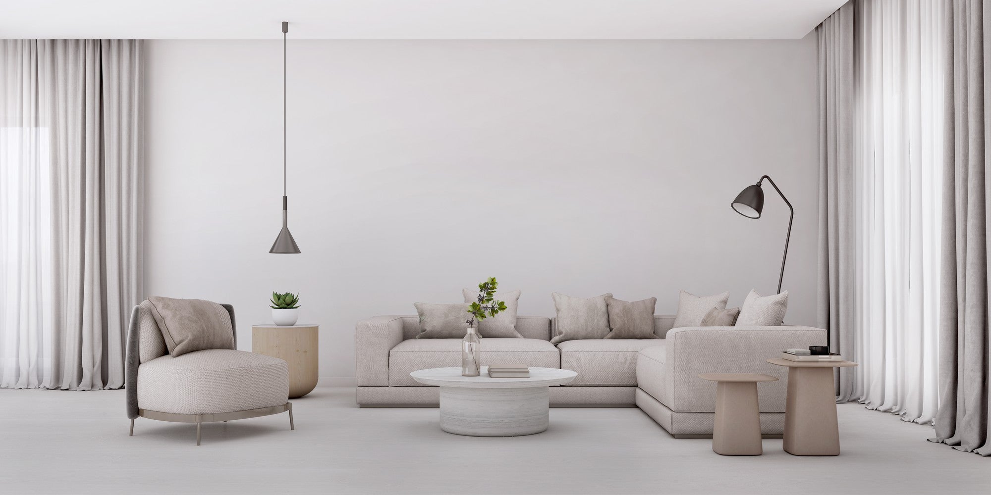 2. Białe meble w mieszkaniu – przestronność i światło