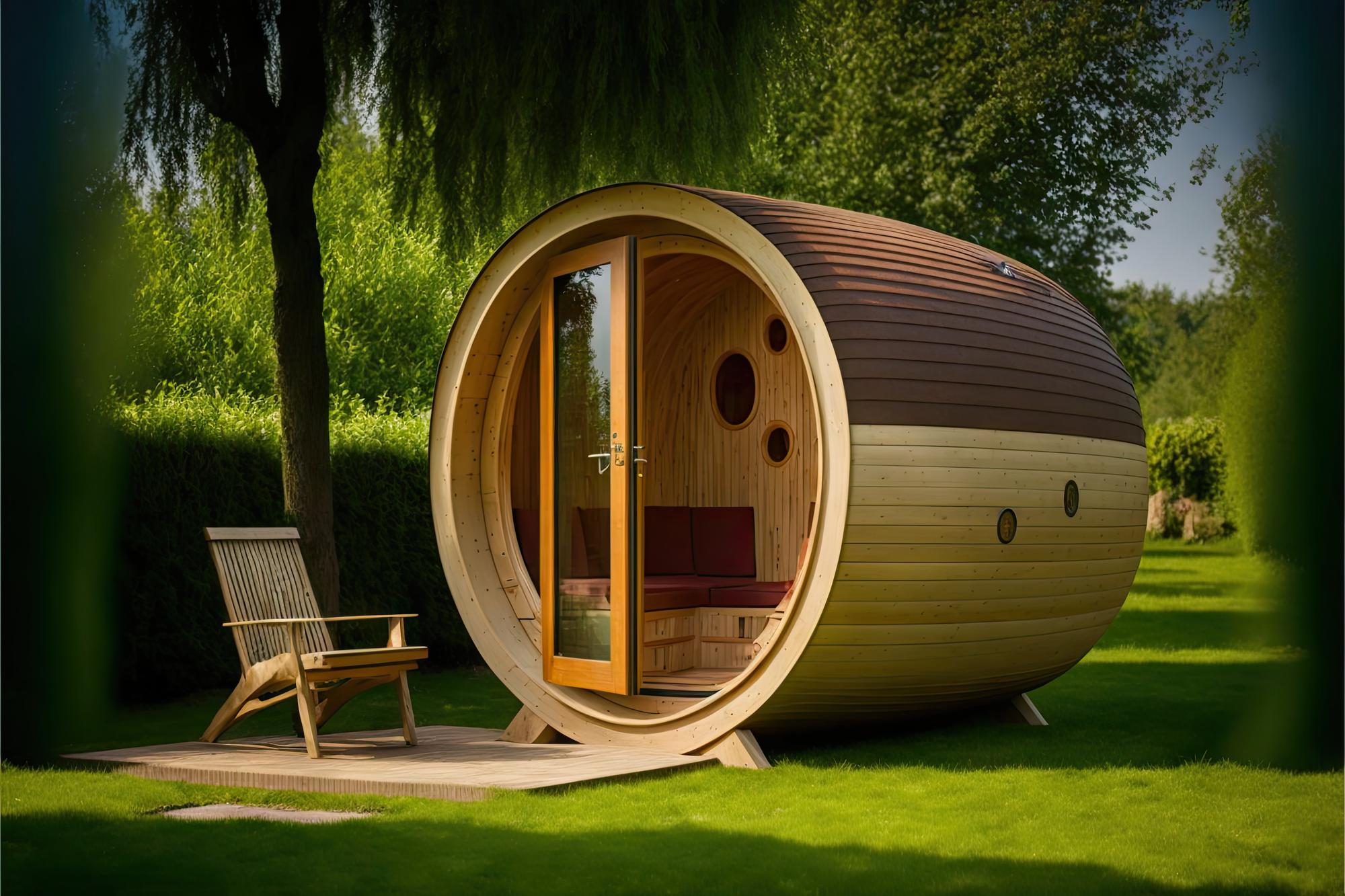 2. Mała sauna ogrodowa – specyfikacja i zalety