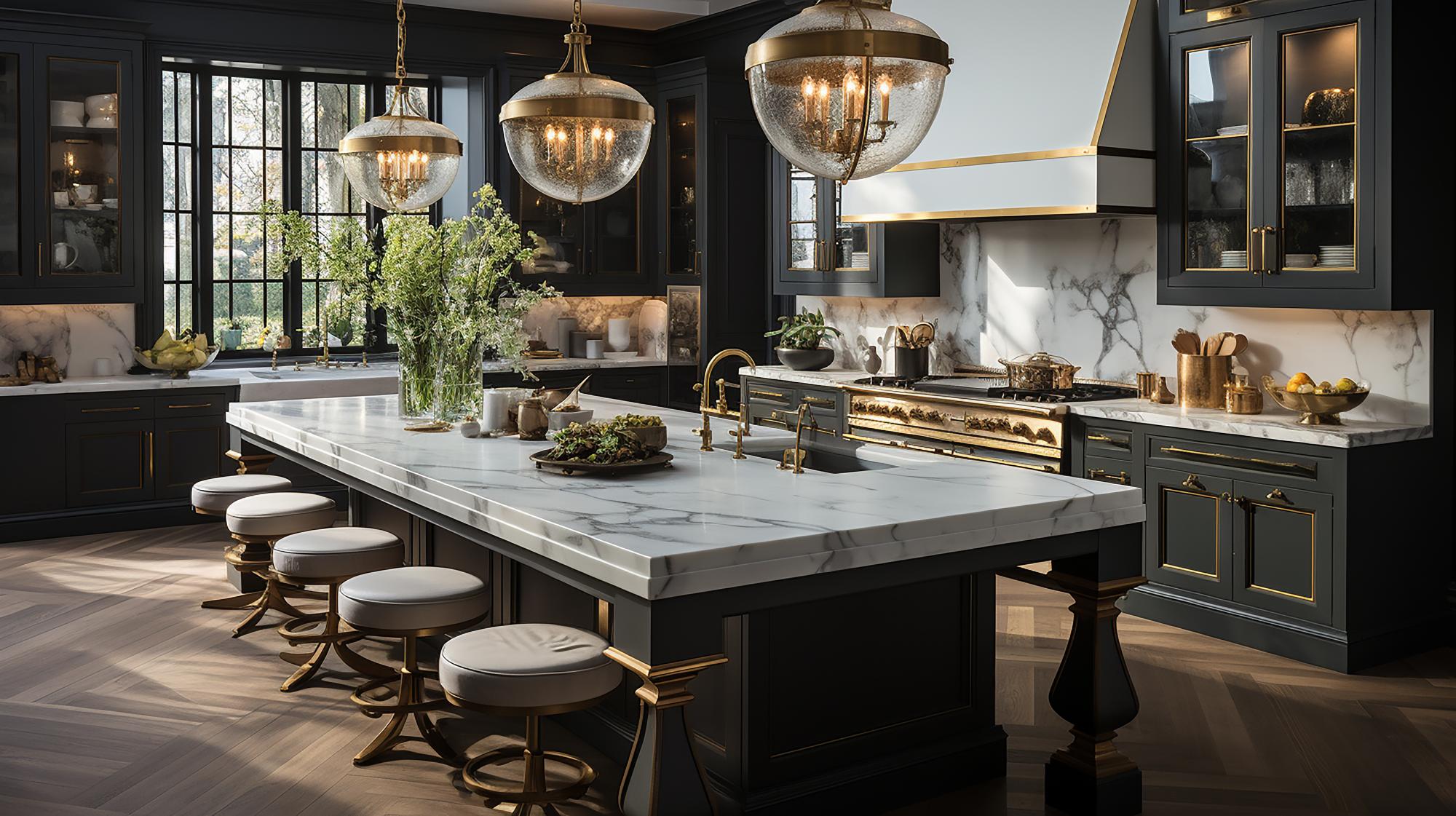 2. Meble kuchenne z wyspą na zamówienie - nowoczesność i styl