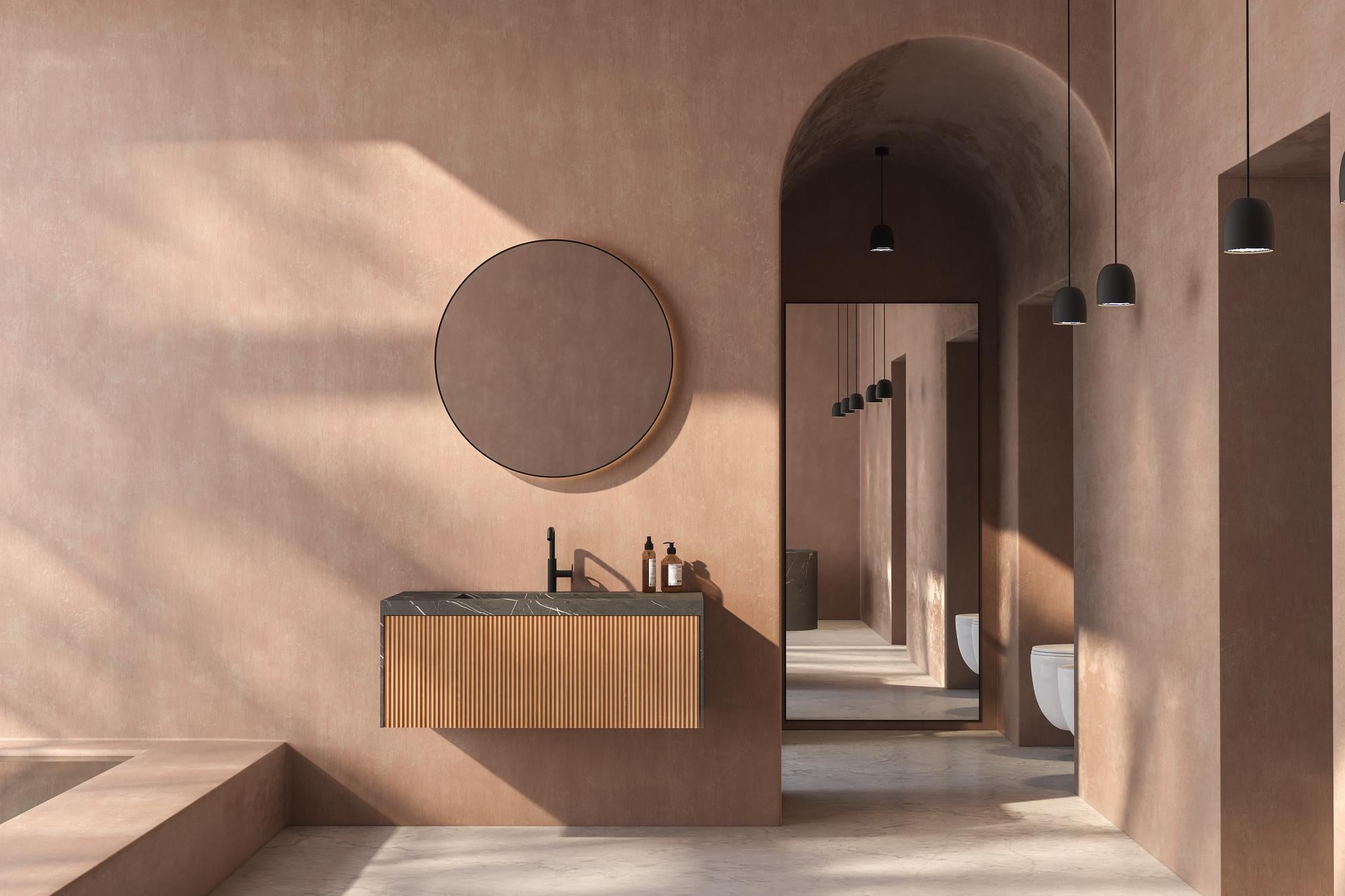 2. Trendy w projektowaniu łazienk – kolory i materiały