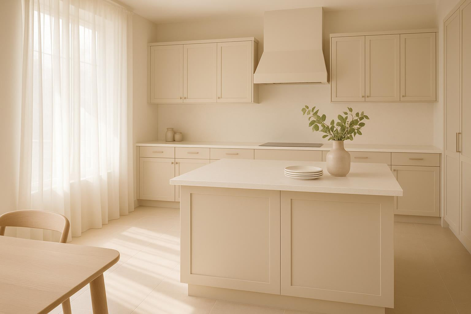 Blaty z jasnych materiałów: jak osiągnąć harmonię ton w ton 