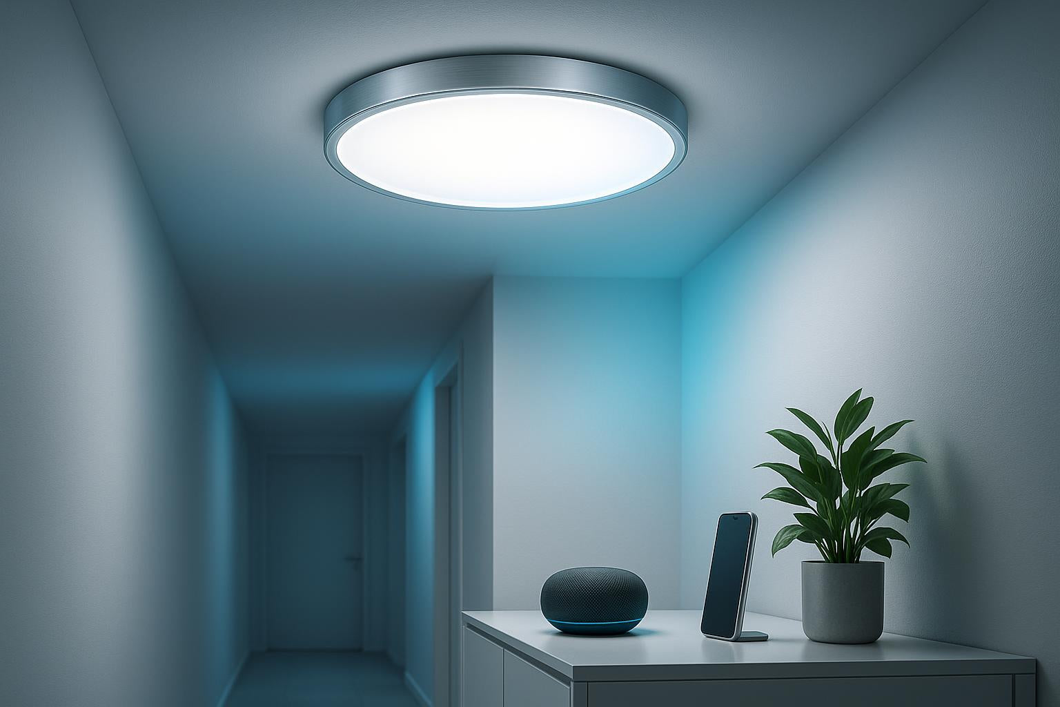 Inteligentne lampy sufitowe plafonowe komfort i oszczędność energii