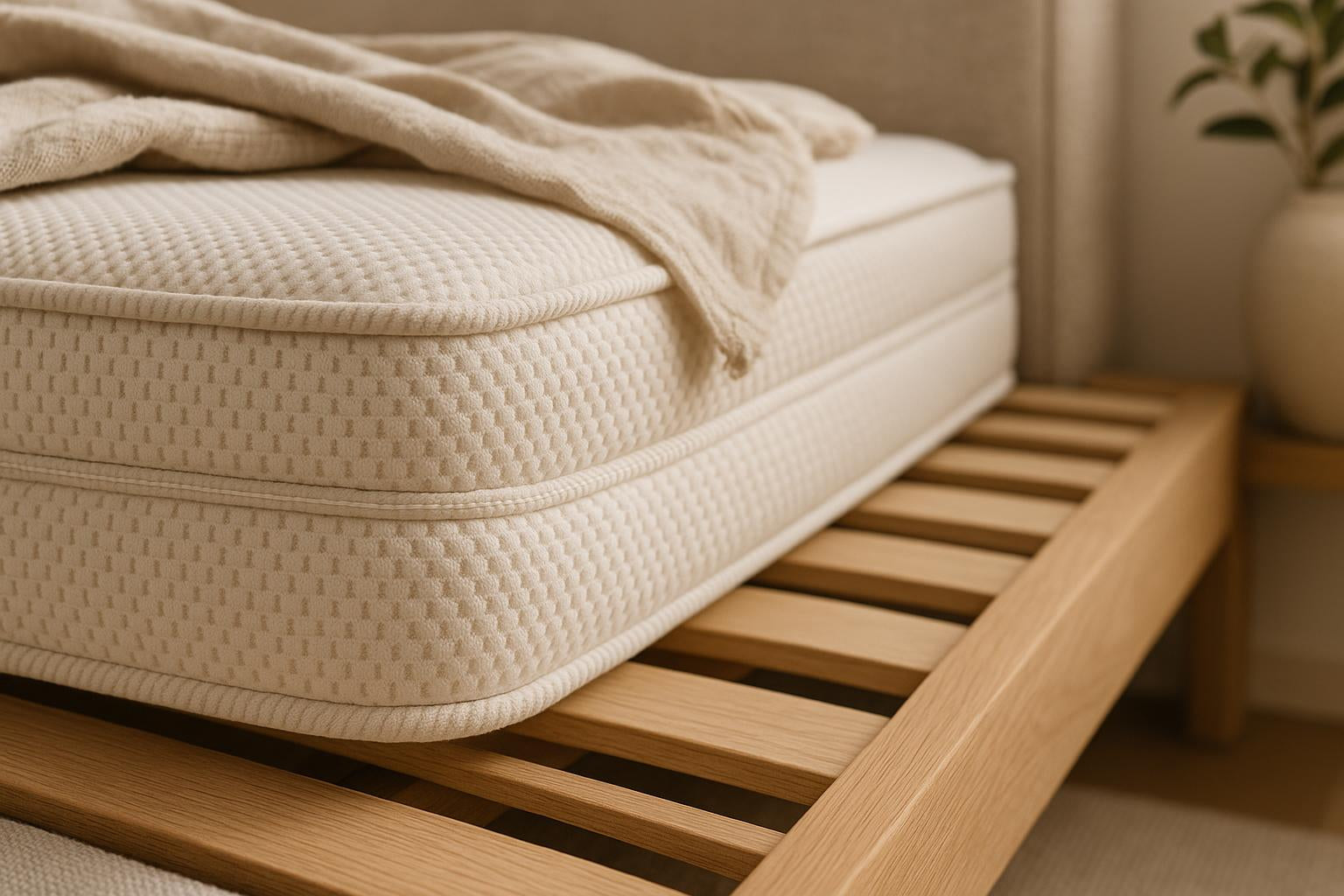 Jak dobrać materac i stelaż do łóżka tapicerowanego 