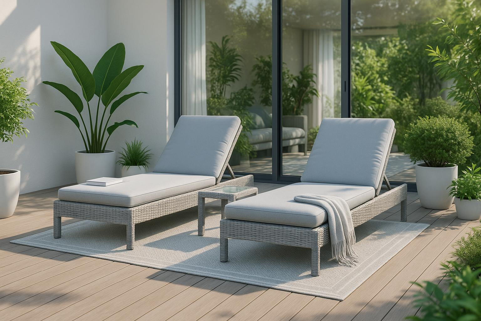 Jak leżak ogrodowy technorattanowy odmienia wygląd każdego tarasu 