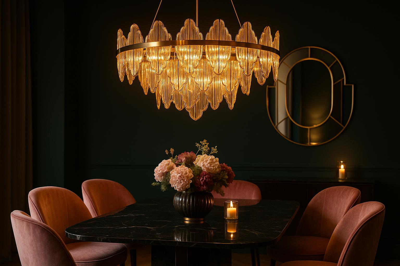 Lampa sufitowa glamour: podkreśl charakter swojej przestrzeni