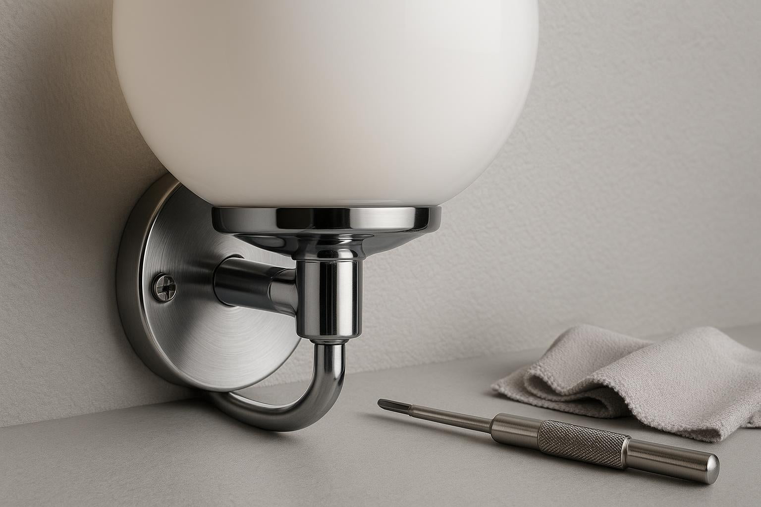 Montaż i pielęgnacja lampy ściennej kuli: praktyczne wskazówki