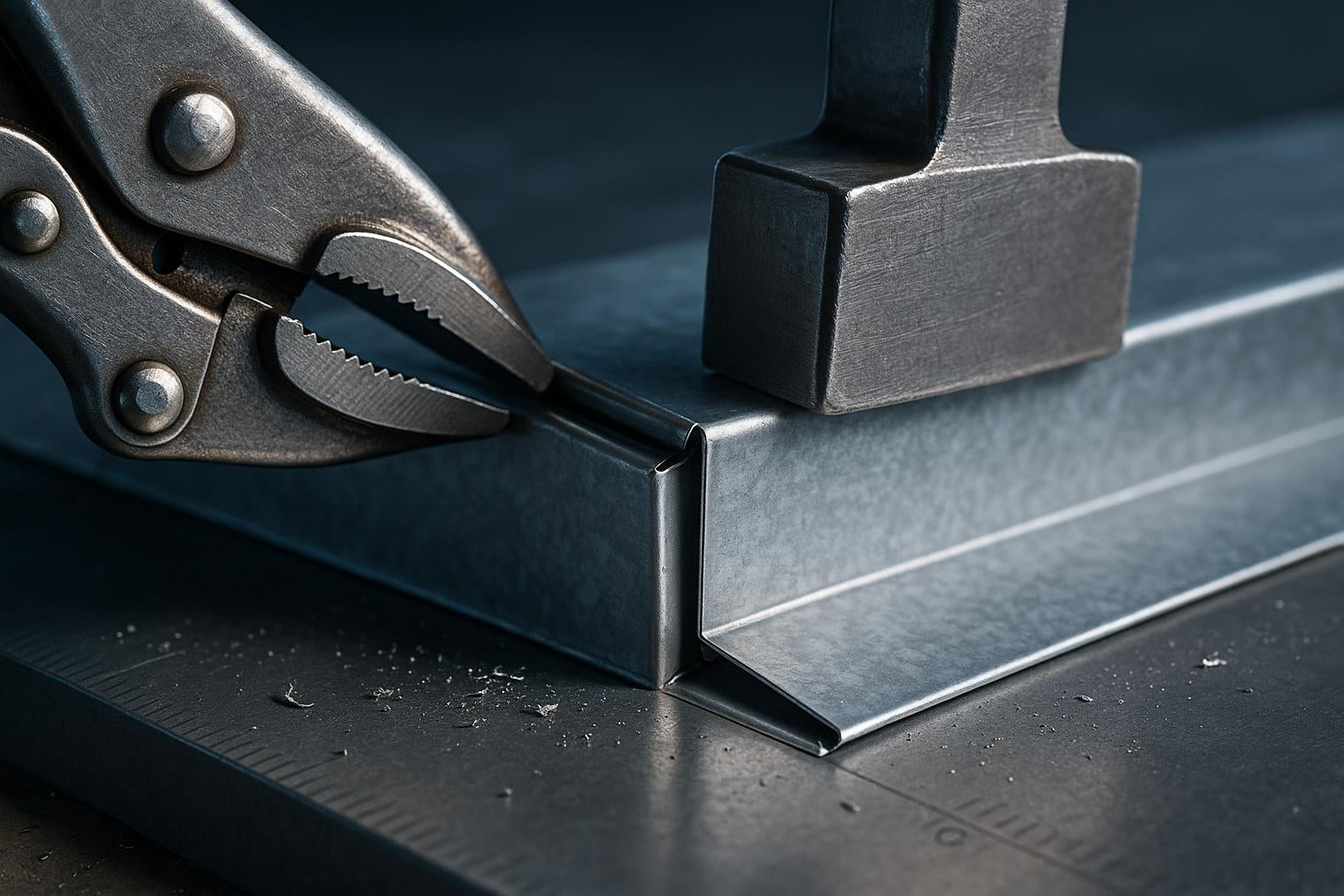 Obróbki blacharskie na rąbek stojący attyki: precyzja wykonania