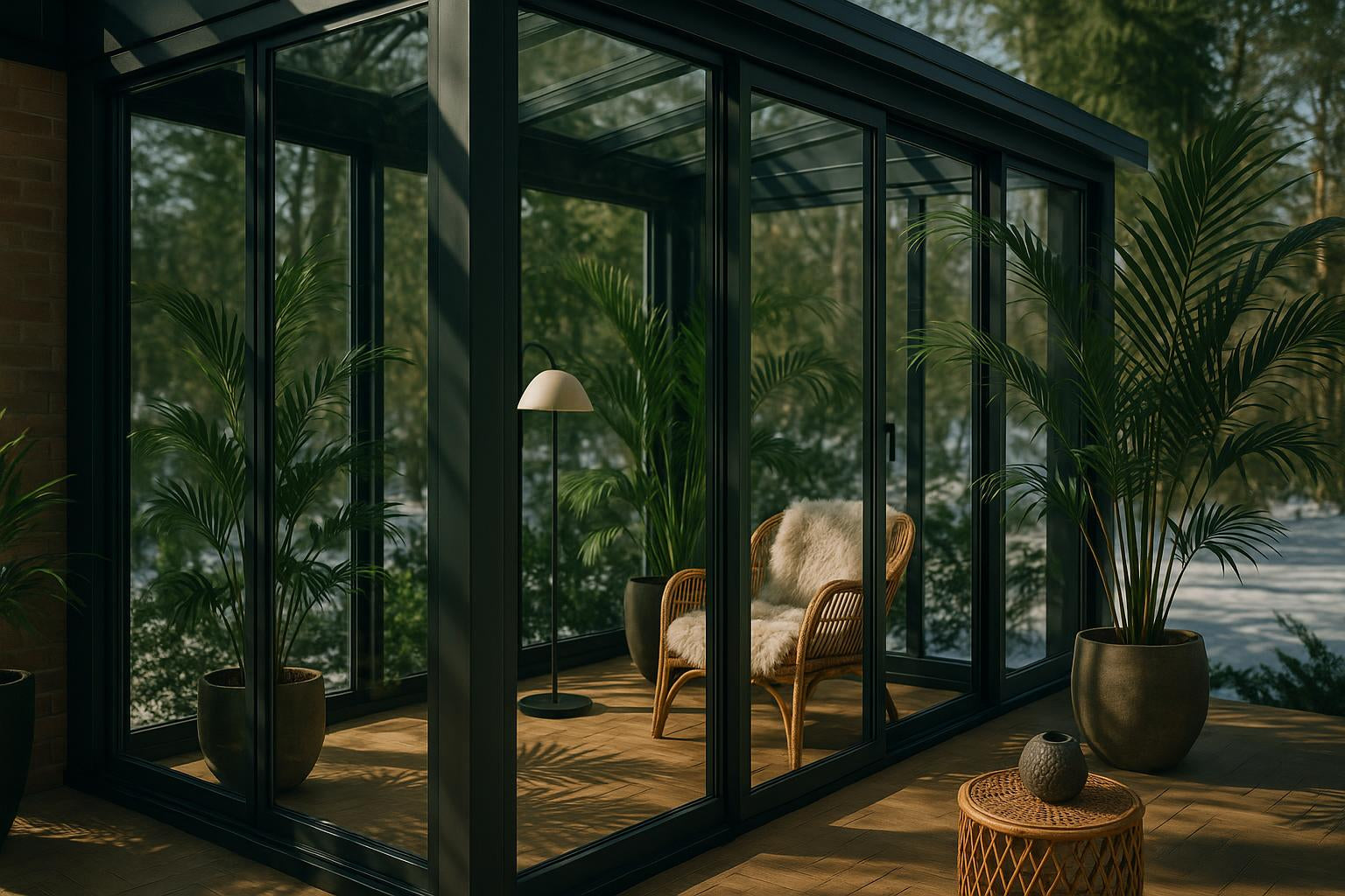 Ogrody zimowe z profili aluminiowych z izolacją termiczną: wybór i projektowanie