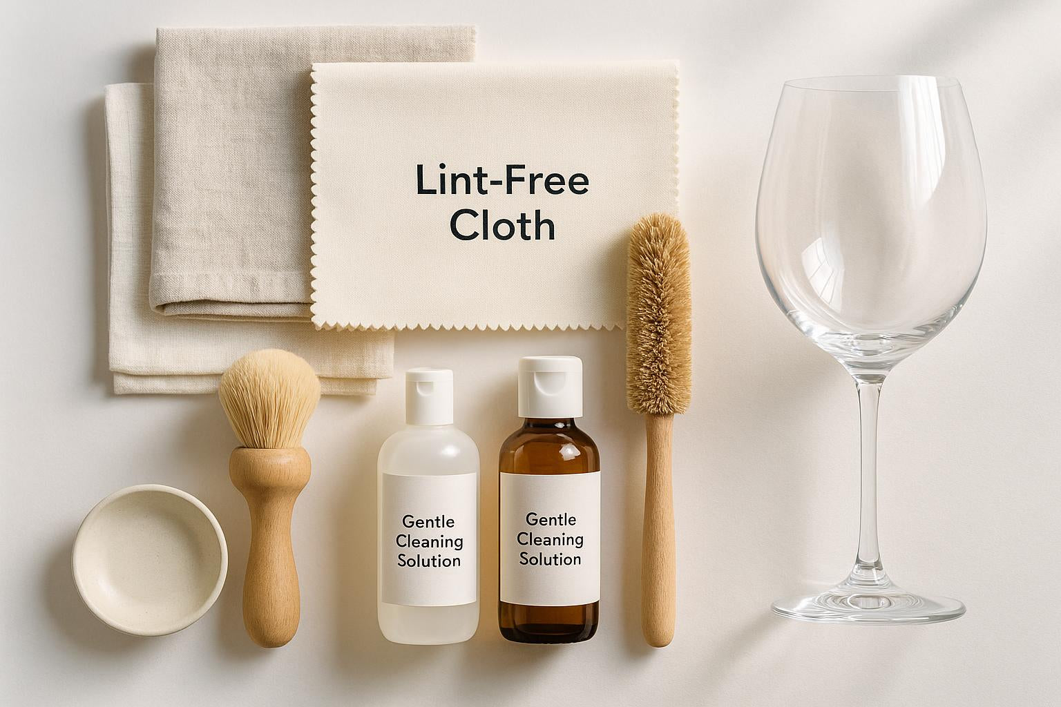 Pielęgnacja kieliszków do wina kryształowych ręcznie szlifowanych