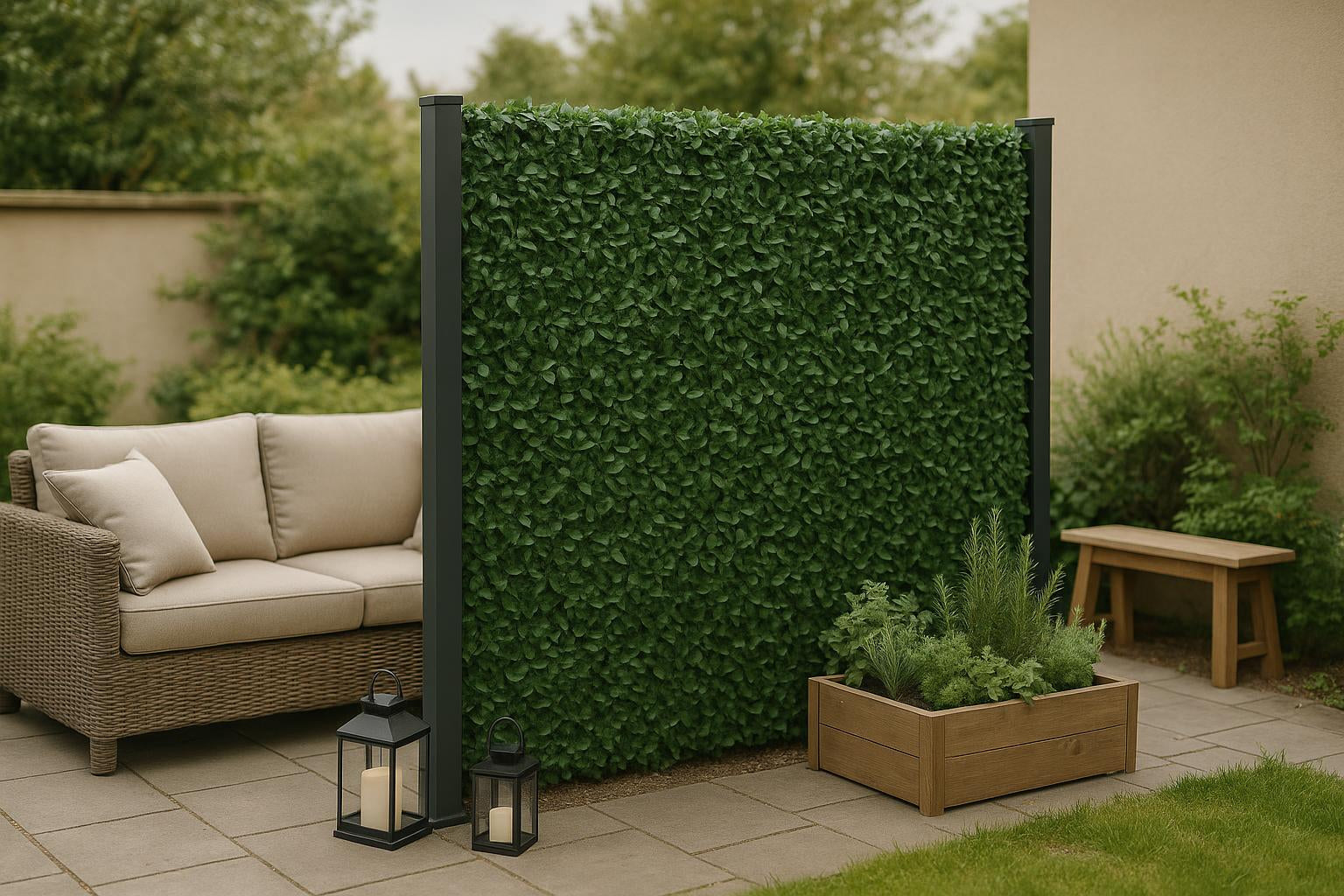 Praktyczne zastosowania sztucznych żywopłotów