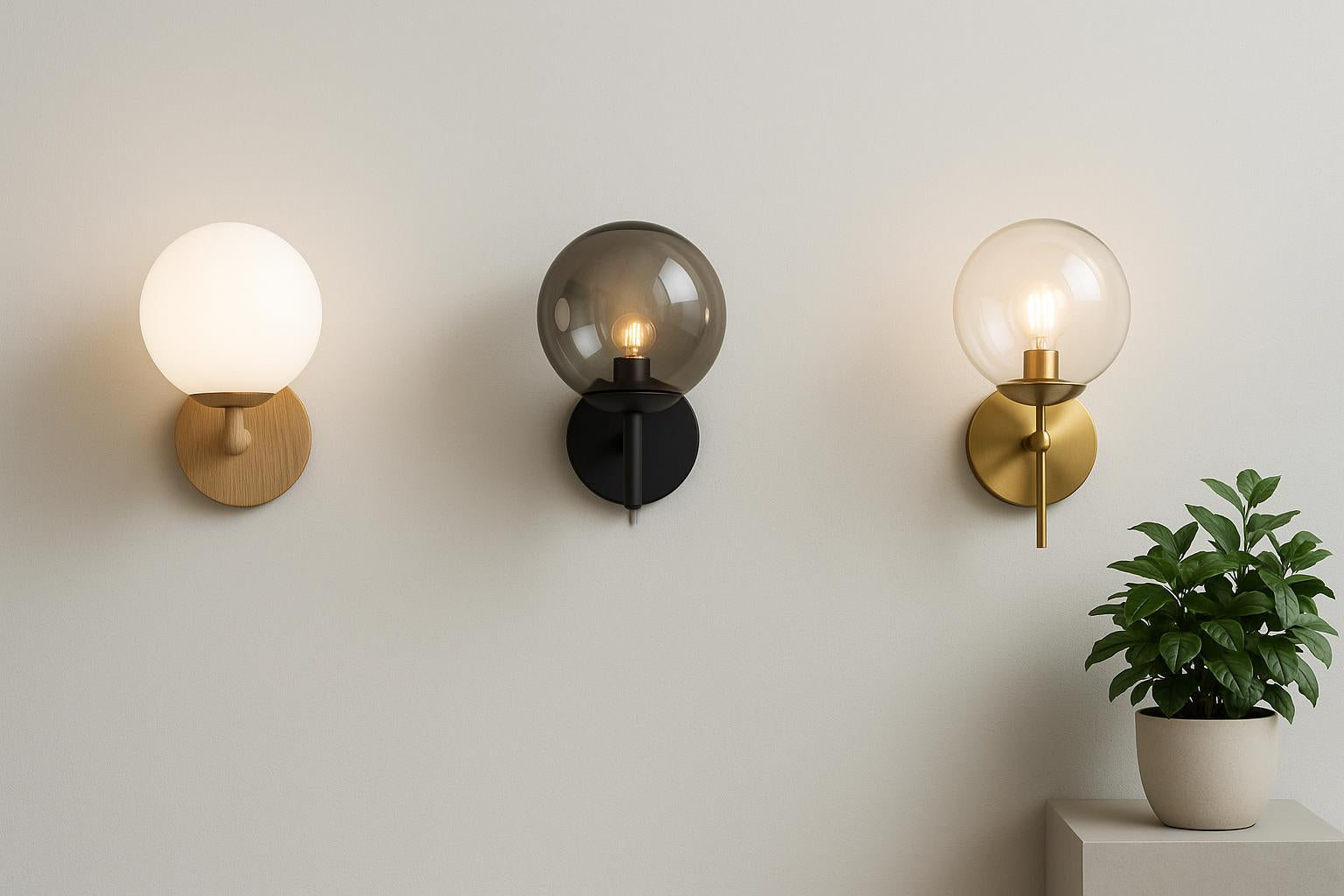 Różnorodność stylów i materiałów w oświetleniu kulistym