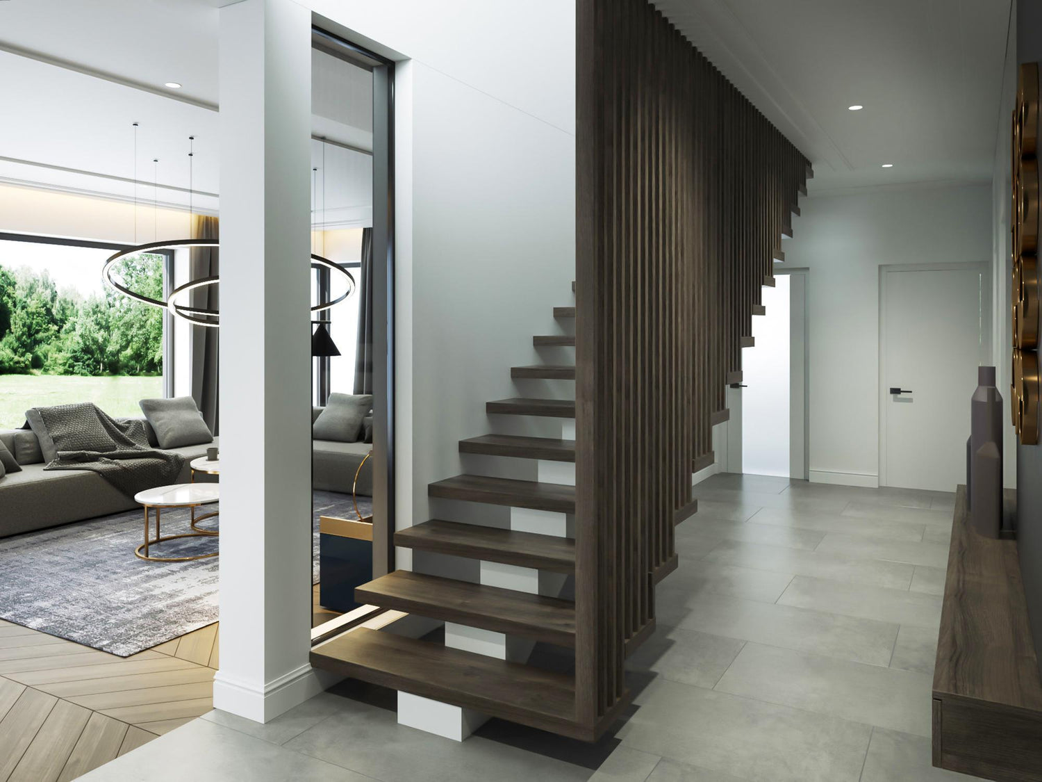 Schody drewniane w domu - połączenie stylu i funkcjonalności