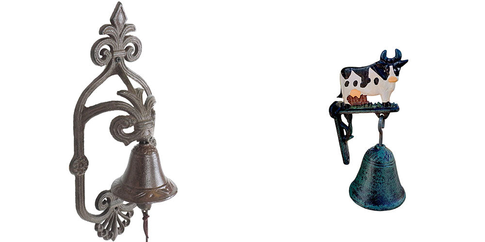 Żeliwne dzwonki dekoracyjne do ogrodu fot 3